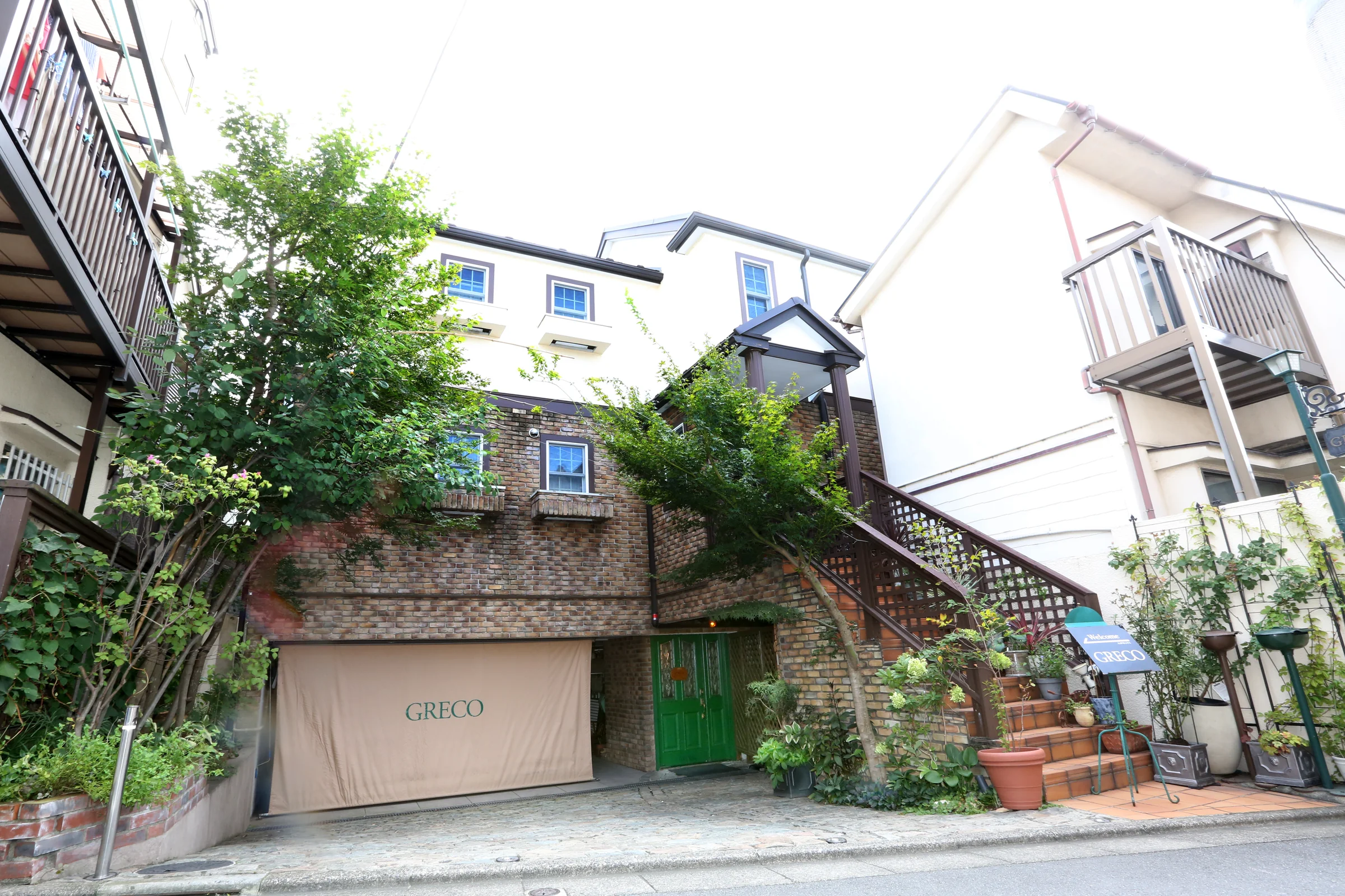 GRECOに到着・昼の目印